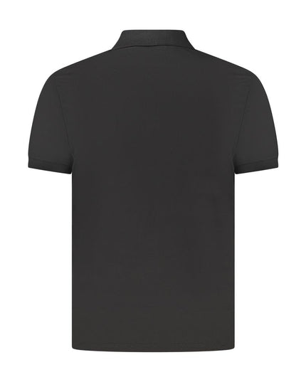 Calvin Klein Black Cotton Men Polo Shirt