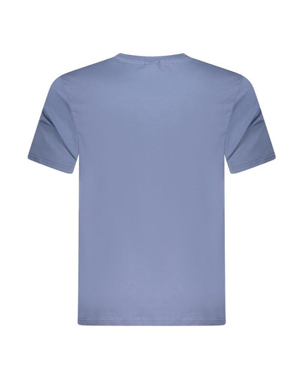 North Sails Blue Cotton Men T-Shirt