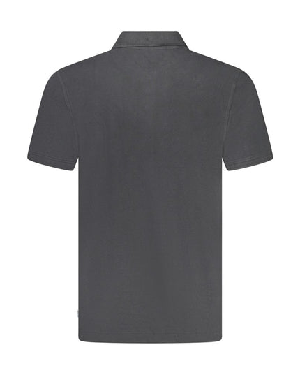 Wrangler Black Cotton Polo Shirt