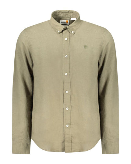 Timberland Verde Linen Men Shirt