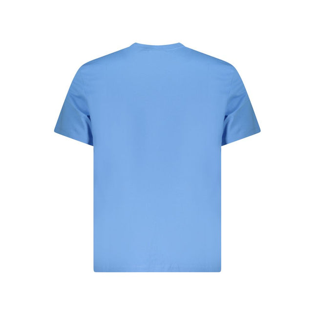 Calvin Klein Light Blue Cotton Men T-Shirt