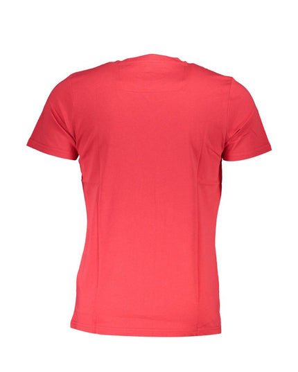Cavalli Class Red Cotton Men T-Shirt