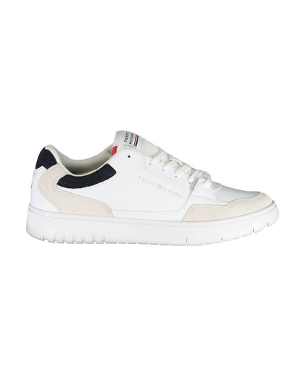 Tommy Hilfiger White Polyethylene Men Sneaker