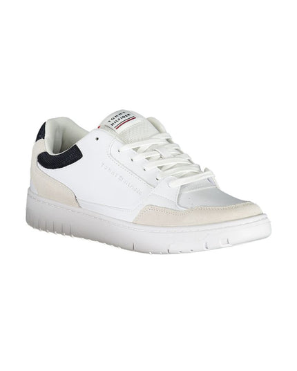 Tommy Hilfiger White Polyethylene Men Sneaker