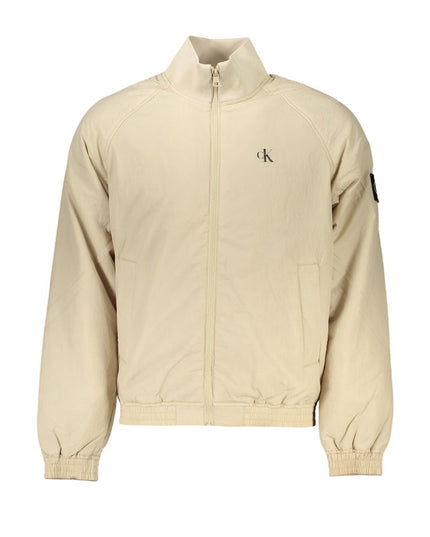 Calvin Klein Beige Polyamide Men Jacket