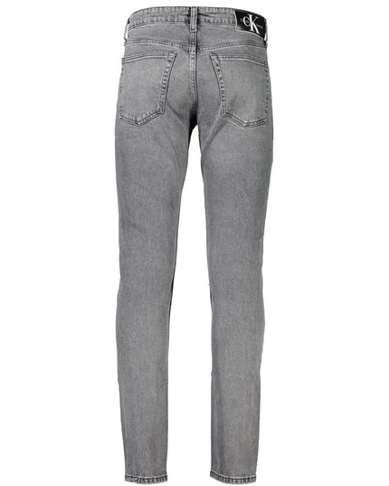 Calvin Klein Gray Cotton Men Jeans