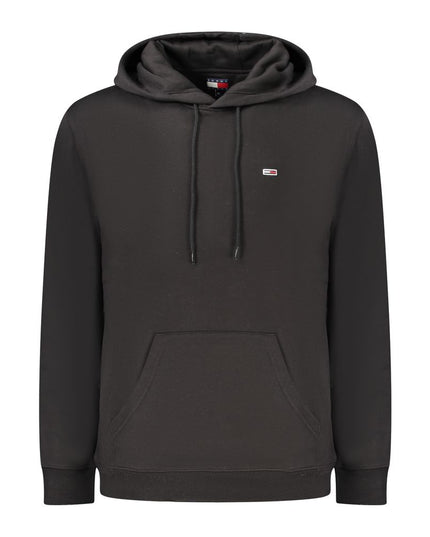 Tommy Hilfiger Black Cotton Men Sweater