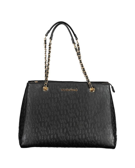 Mario Valentino Black Polyethylene Women Handbag
