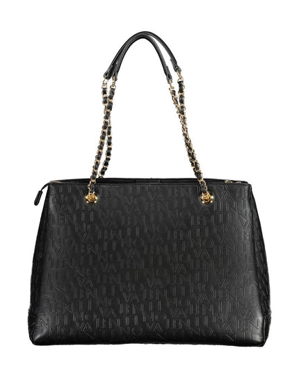 Mario Valentino Black Polyethylene Women Handbag