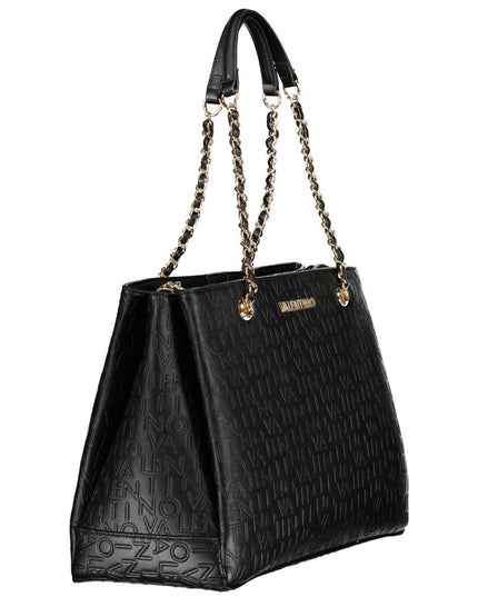Mario Valentino Black Polyethylene Women Handbag