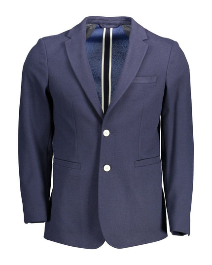 Gant Blue Cotton Men Jacket
