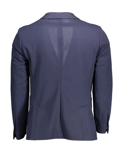 Gant Blue Cotton Men Jacket