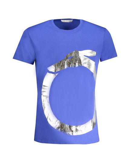 Trussardi Blue Cotton Men's T-Shirt