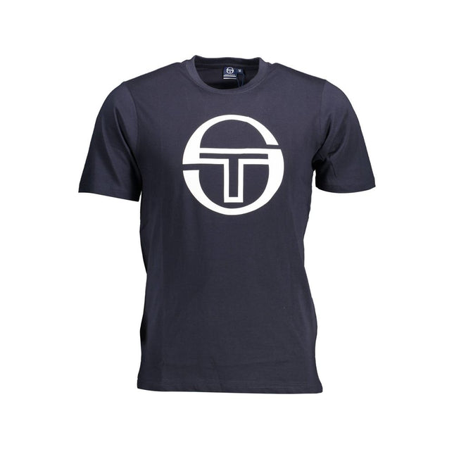 Sergio Tacchini Blue Cotton Men T-Shirt