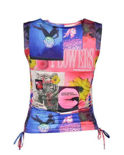Desigual Blue Elastane Women Top