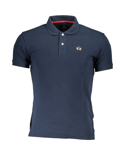 La Martina Sleek Slim Fit Polo with Contrast Details
