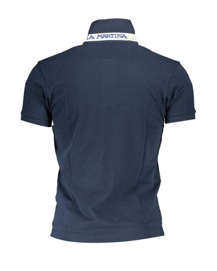 La Martina Sleek Slim Fit Polo with Contrast Details