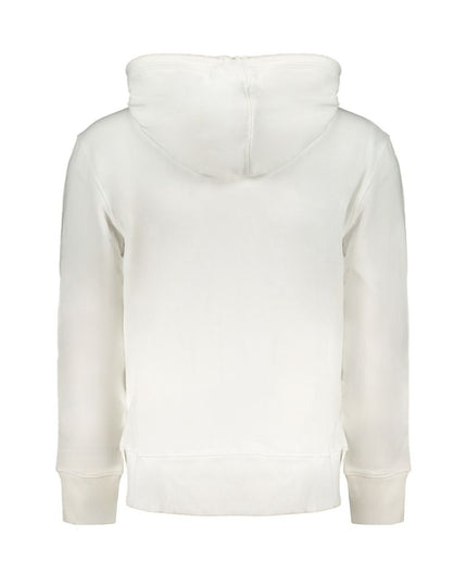 Calvin Klein White Cotton Men's Hooded Sweater