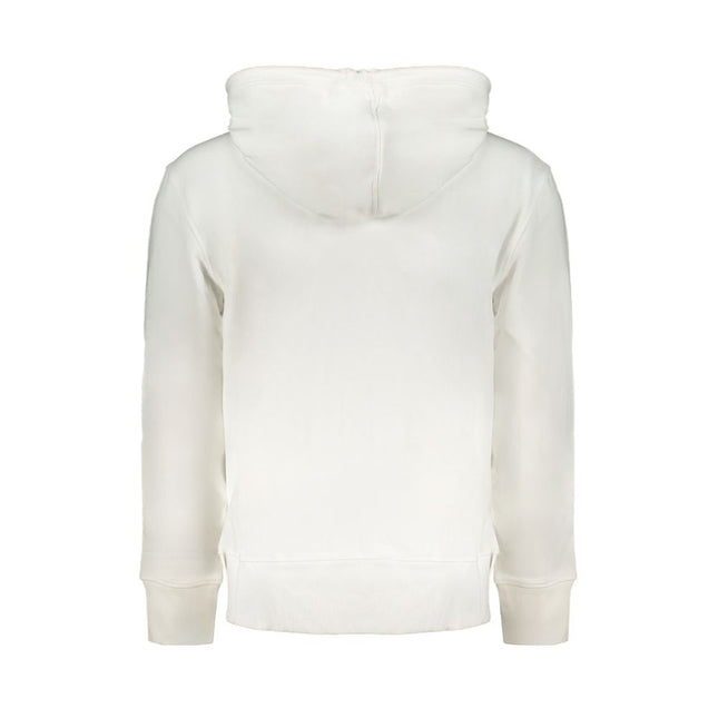Calvin Klein White Cotton Men's Hooded Sweater