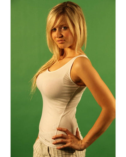 Gas White Cotton Women T-Shirt