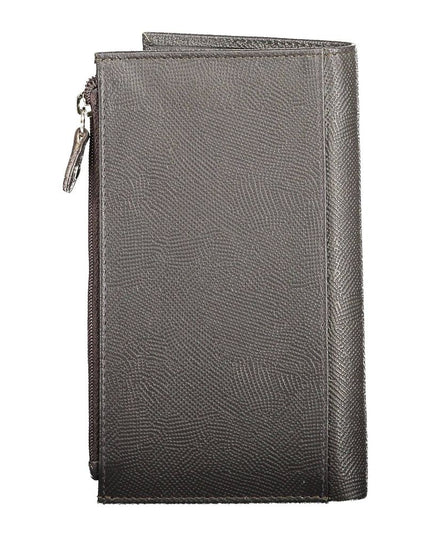 Sergio Tacchini Brown Leather Men Wallet