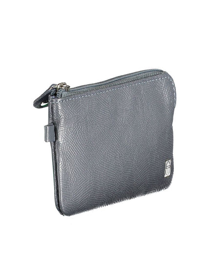 Sergio Tacchini Blue Leather Wallet