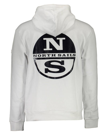 North Sails White Cotton Men Sweater
