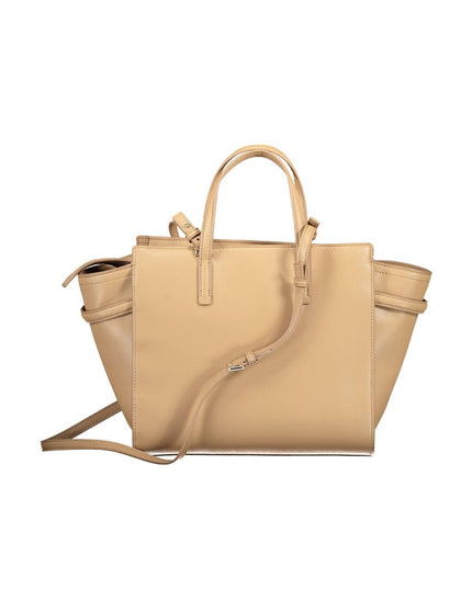 Calvin Klein Beige Polyester Women Handbag