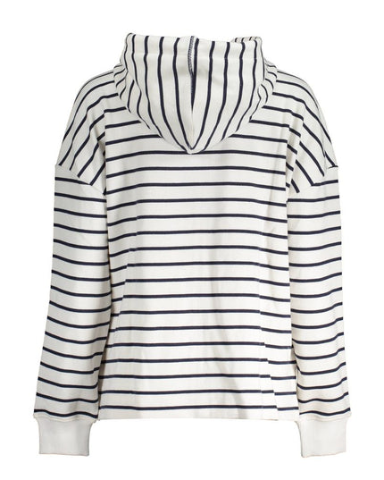 North Sails White Cotton Women's Hooded Sweater