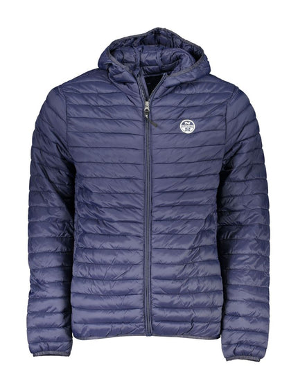North Sails Blue Polyamide Men Jacket