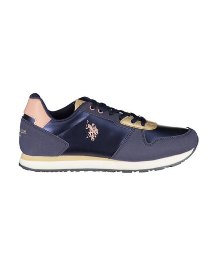 U.S. POLO ASSN. Blue Polyester Sneaker