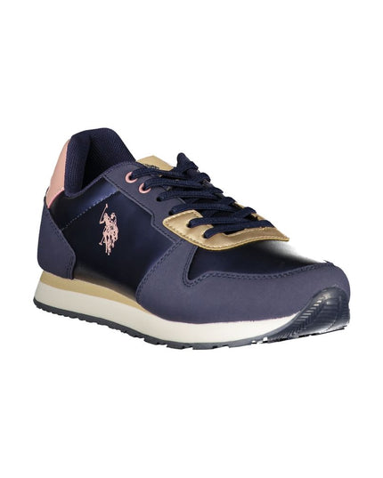 U.S. POLO ASSN. Blue Polyester Sneaker