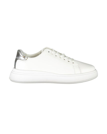 Calvin Klein White Polyester Sneaker