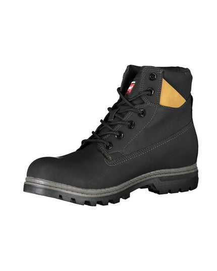 Carrera Black Polyester Men Boot