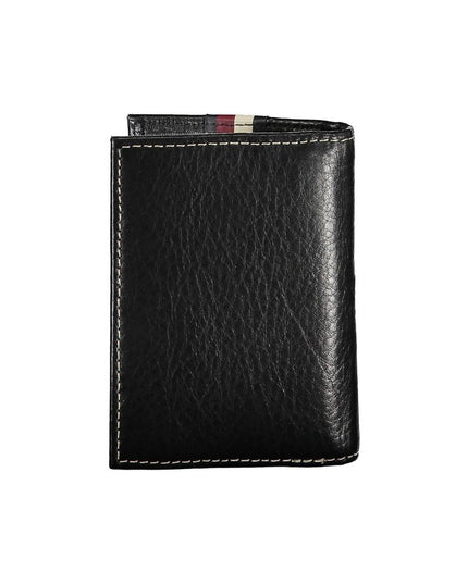 Tommy Hilfiger Black Leather Men Cardholder