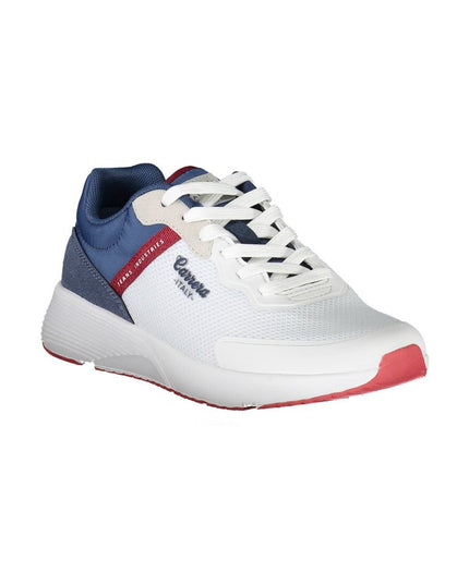 Carrera Sleek White Sports Sneakers with Contrast Accents