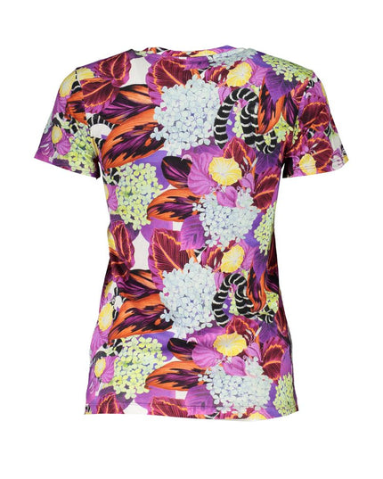 Cavalli Class Purple Cotton Women T-Shirt