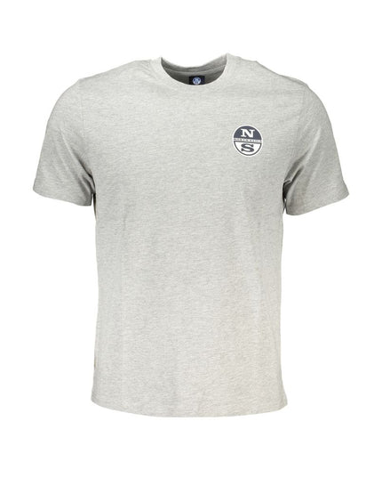 North Sails Brown Cotton Men T-Shirt