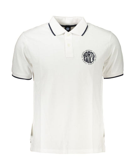 North Sails White Cotton Polo Shirt