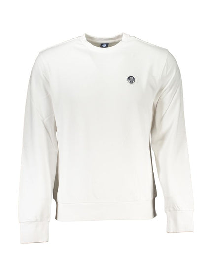 North Sails White Cotton Men Sweater