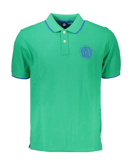 North Sails Green Cotton Polo Shirt