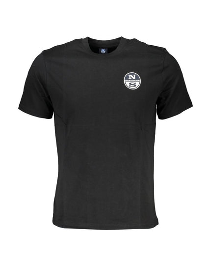 North Sails Black Cotton T-Shirt