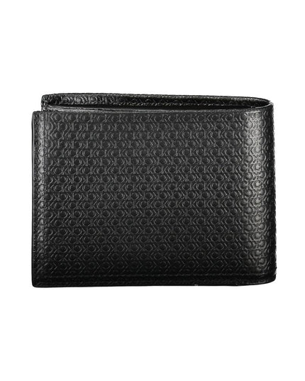 Calvin Klein Sleek Black Leather Bifold Wallet with RFID Block