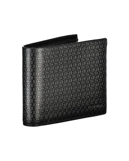 Calvin Klein Sleek Black Leather Bifold Wallet with RFID Block