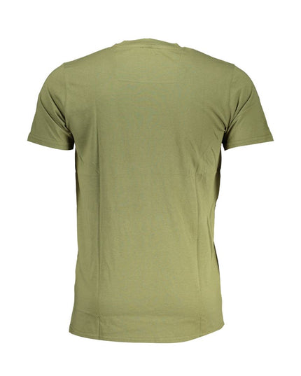 Cavalli Class Green Cotton T-Shirt