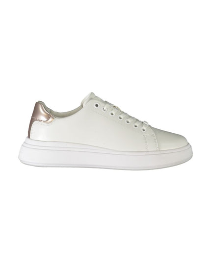 Calvin Klein White Leather Women Sneaker