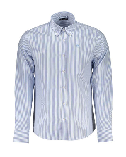 North Sails Light Blue Cotton Men Shirt