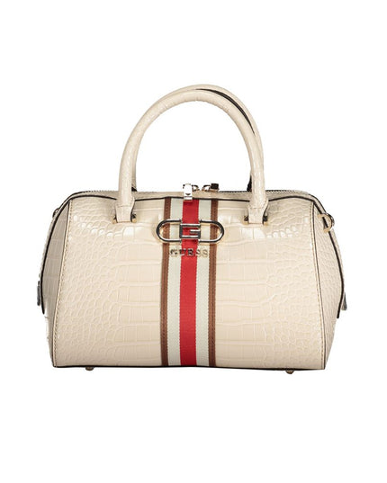 Guess Jeans Beige Polyethylene Handbag