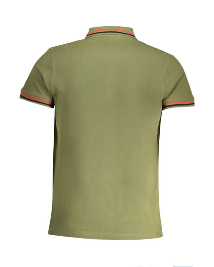 Cavalli Class Verde Cotton Men Polo Shirt