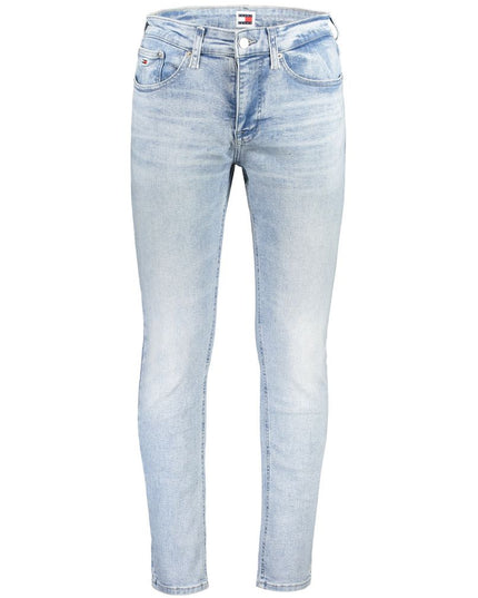 Tommy Hilfiger Blue Cotton Men's Tapered Jean